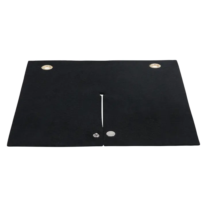 SucceBuy Manta de soldadura, estera de protección térmica de fibra de carbono de 12" x 12", resistente al calor hasta 1800 ° F, almohadilla protectora contra llamas con ojales metálicos, ideal para fontanería, soldadura, soplete de propano, trabajos con t - 1