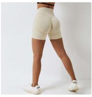Ropa de Yoga de alta elasticidad para mujer, conjuntos cortos absorbentes, pantalones Push Up, pantalones cortos para correr y ciclismo, mallas Fiess - details 8