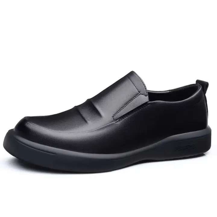 Nuevo Falda plana de negocios de cuero encerado antideslizante para hombre, falda deportiva 38-44 #   Zapatos casuales de alta calidad baratos - 1