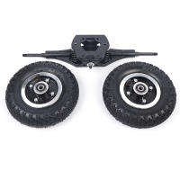 Nuevo Monopatín eléctrico todoterreno de 8 ", Longboard eléctrico de 2 ruedas motrices, aleación de aluminio con rueda negra mate de 8 pulgadas con polea - details 8