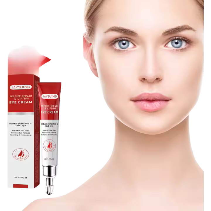 Crema para los Ojos Jaysuing Peptido Tratamiento Antiedad, Anti-arrugas, Adiós a las Ojeras y Hinchazón Herramientas de Cuidado de la Piel Facial de Belleza - 1