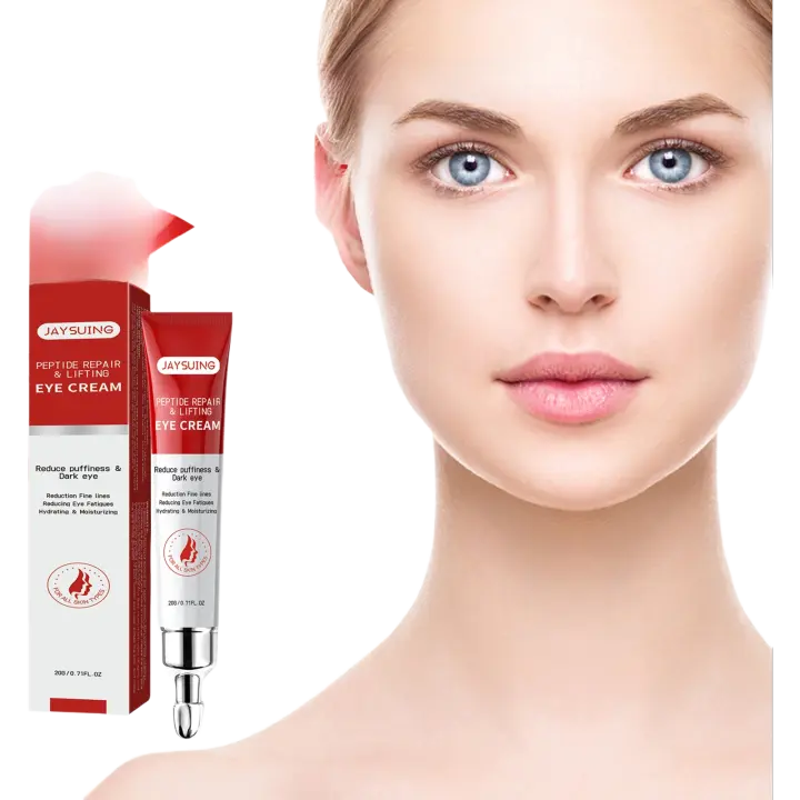 Crema para los Ojos Jaysuing Peptido Tratamiento Antiedad, Anti-arrugas, Adiós a las Ojeras y Hinchazón Herramientas de Cuidado de la Piel Facial de Belleza - 1