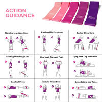 Bandas elásticas de resistencia para Fitness, bandas de resistencia deportivas para entrenamiento en casa, yoga, estiramiento, Pilates, Crossfit, entrenamiento, equipo de gimnasio - details 3