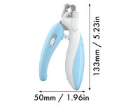 Cortauñas para gatos, herramienta de corte de precisión con forma de ballena, mango ergonómico antideslizante, protector de seguridad, compacto y fácil de limpiar - details 1
