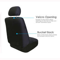 AUTOYOUTH-fundas para asientos de automóviles, juego completo de poliéster, 5 piezas, apto para las cuatro estaciones - details 1
