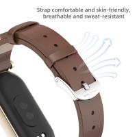 Mi Band 7 6 5 4 3 Correa de cuero Accesorios de repuesto para pulsera - details 6