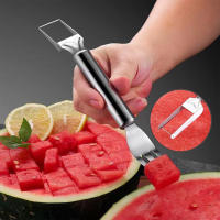 Cortador de sandía portátil, cortador de molino de viento de sandía, tenedor rebanador para lavavajillas doméstico y de restaurante - details 2