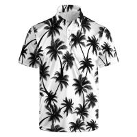 Polo hawaiano 3D para hombre, camiseta de manga corta con estampado de plantas Trcale de verano, camiseta casual con cuello y botones - details 14