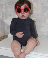 BZDOLL-Muñeca Reborn con piel de pintura 3D, bebé recién nacido de silicona suave, regalo de cumpleaños, 2 versiones, realista, 55cm/70cm - details 0
