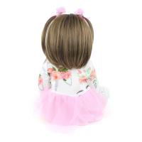 Muñeca realista de 19 pulgadas para niña, juguete de bebé Reborn De 48 CM con cuerpo de silicona suave completo, bonito vestido hecho a mano, regalo de cumpleaños - details 5