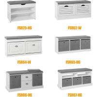 Baul almacenaje para Dormitorio L104 x P24 x H52cm Blanco FSR64-W ES - details 8