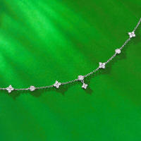 Longlong Gold 2024 Nueva Pulsera de Plata con Borlas Elegante Moda Versátil para Mujeres Tobillera Ajustable con Diamantes Completos. - details 2