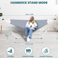 Hamaca y Silla de Algodón Anyoo Portátil Soporte Plegable para Uso Interior y Exterior - details 7