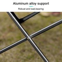 1 mesa plegable de aleación de aluminio 7050, mesa plegable resistente a los arañazos, adecuada para acampar al aire libre. - details 5