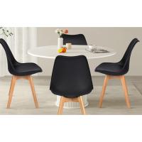 Pack de 4 Sillas Comedor Nórdico de T-LoVendo, Cocina, Patas de Madera Haya, vista general.