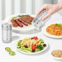 Botella de pimienta de acero inoxidable, máquina de cóctel con tapa giratoria, tarro de condimento, utensilios de cocina - details 8