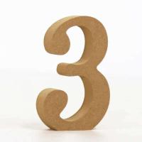 Ártesanía de Números Árabes de Madera 10cm de Largo Ideal para Fiestas, Bodas, Decoración del Hogar - details 4