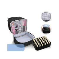 Bolsa Portátil Para Uñas De Doble Capa Organizador De Viaje Bolsa Multifuncional Para Esmaltes Y Aceites Esenciales Material PU Estilo Moda - details 3