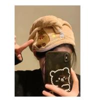 Gorro de Ducha de Terciopelo de Coral Secado Rápido Diseño de Dibujos Animados de Capybara - details 1