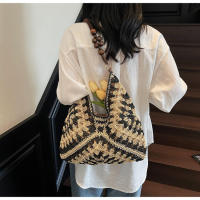 Popular Beach Vacation Nuevo bolso de hombro tejido versátil para mujer, bolso portátil. - details 18