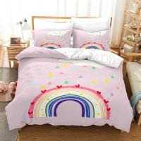 Conjunto de Cama de Arcoíris de Pasteles Dulces Colores para Bebés y Niños - details 13