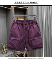 Pantalones cortos de verano Ice Hombres de nylon con cremallera Bolsillos Ropa de trabajo casual Deportes Cinco Pantalones Multi Bolsillos - details 3