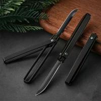 Cuchillo Plegable al Aire Libre Mango de Alta Dureza Cortador Ideal para Acampar, Barbacoa, Supervivencia - details 0