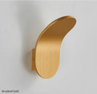 Horquilla de Pared Minimalista Moderna Phube Lámpara de Pared Dorada para Dormitorio, Pasillo, Corredor Iluminación y Decoración - details 1