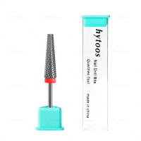 HYTOOS-broca para uñas 5 en 1, parte superior plana, 24mm de largo, brocas cónicas de carburo para uñas, accesorios de taladro eléctrico, herramienta de eliminación de esmalte de Gel - details 7