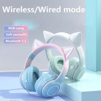 Auriculares Bluetooth Inalámbricos de Música con Luz LED de Color Degradado Auriculares para Juegos con Micrófono para Niños Regalos de Navidad Encantadores - details 1