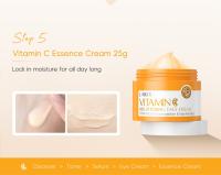 LAIKOU Serie de vitamina C, conjunto de productos para el cuidado de la piel, conjunto de 5 piezas para el cuidado de la piel, limpiador, esencia de tóner, crema para ojos y crema facial - details 10