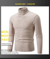Suéter informal para hombre y mujer, jersey de cuello alto, ajustado, tejido, cómodo, Primavera - details 2