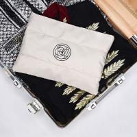 Bolsa De Maquillaje Portátil De Algodón Floral Nueva Gran Capacidad Bolsa De Almacenamiento De Cosméticos En Color Sólido Bolsa De Viaje Para Artículos De Higiene Personal - details 8