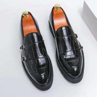 Producto más vendido 2024 Zapatos casuales de cuero genuino para hombres de lujo Estilo italiano de fiesta o oficina - details 4