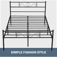 Cama Individual Hierro Cama Metálica para colchón de 90 x 190cm Cama Industrial Estructura Metal - details 68