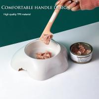 Cucharas enlatadas para mascotas, vajilla para gatos y perros, comida húmeda para mascotas, cuchara agitadora de alimentación con asas largas, accesorios, pala alimentadora - details 3