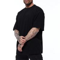 New Mens Loose Oversized Short Sleeve T Shirt Streetwear Hip Hop Fitness T-shirt Summer Brand Gym Clothing Workout Tee shirt - details 3