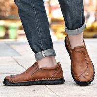 Zapatos De Piel informales Para Hombre, Cómodos, Aptos Para El Exterior, Mocasines Transpirables Antideslizantes - details 22