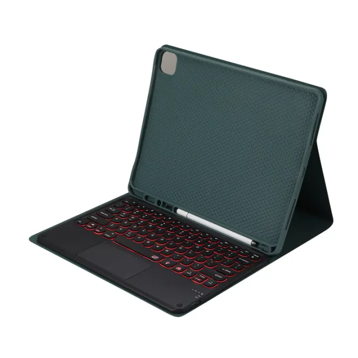 Funda con teclado y Portalápices para iPad Air, 13 pulgadas, 2024, teclado español retroiluminado con panel táctil, para iPad Air 13 2024, A2903, A2904 - 1