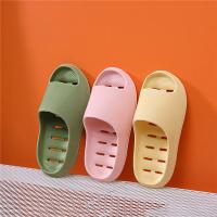 Zapatillas de playa de verano de suela gruesa para hombre, zapatillas antideslizantes de Eva para baño, sandalias para hombre, chanclas de moda para mujer, zapatillas huecas con fugas - details 8