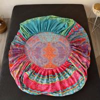 Juego de sábanas bohemias ajustables de color, ropa de cama suave y cómoda de estilo bohemio para dormitorio, 2/3 unidades - details 2