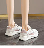 Ins versión coreana nuevo papá para mujeres 2025 primavera ligero estudiante deportes correr casual al aire libre zapatos de suela gruesa - details 16