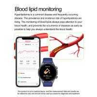 Reloj Inteligente de Grado Médico para Hombres 2025 Tratamiento Láser, ECG Alto + PPG, Glucosa de Sangre, Temperatura Corporal, Llamada BT, Salud - details 20