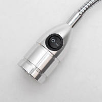 Lámpara industrial magnética de cuello de cisne, luz LED Flexible de 3W, CC de 12V, 24V, CNC, l40 cm, para trabajo en taller, color plata y negro - details 4