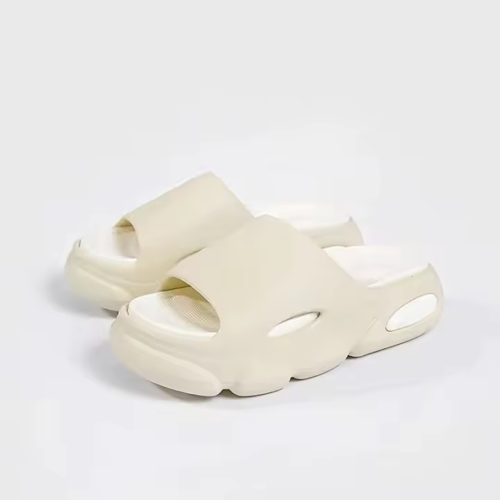 Venta al por mayor, chanclas de moda antideslizantes para interiores personalizadas, resistentes al desgaste, ropa exterior informal de verano, zapatillas de playa con parte inferior gruesa - 1