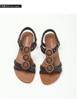 Sandalias de cuña estilo étnico, novedad verano 2025, zapatos de playa bohemios con cuentas, sandalias romanas antideslizantes - details 17
