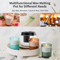 Candle Making Wax Melting Pot, Wax Melter for Candle Making,LED Temperature Display for Adults Beginner, Soy Wax UK Plug - details 1