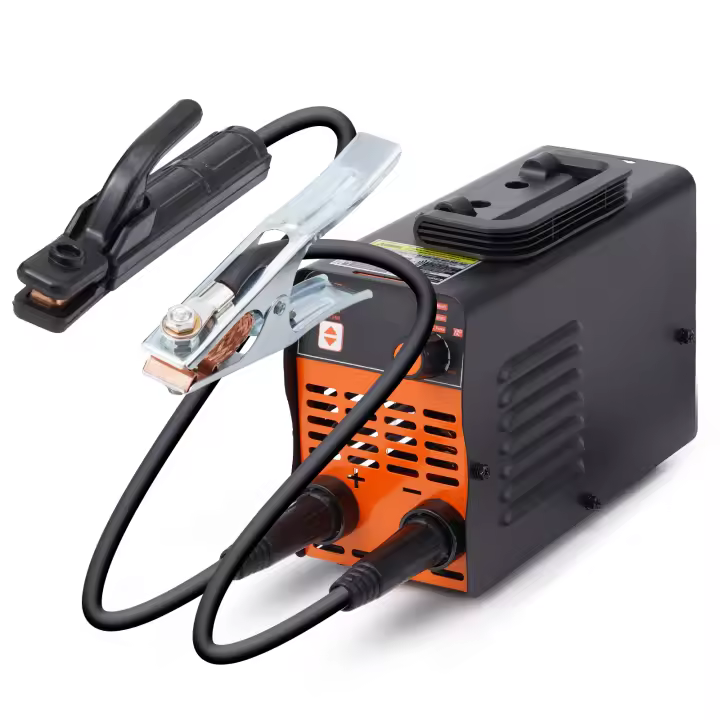 SucceBuy Soldador de varilla de 220 V, máquina de soldadura TIG de arco/elevación de 100 A con pantalla LED grande, soldador de arco MMA portátil 2 en 1 - 1