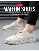 Primera capa de cuero de vaca zapatos de los hombres zapatos de cuero 2025 de los hombres de cuero genuino hechos a mano zapatos casuales de un pedal de cuero suave suela suave zapatos Doudou. - details 7