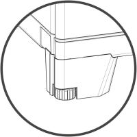 Armario de 2 puertas con 1 estante interior. 68X37,5X91,5cm - details 11